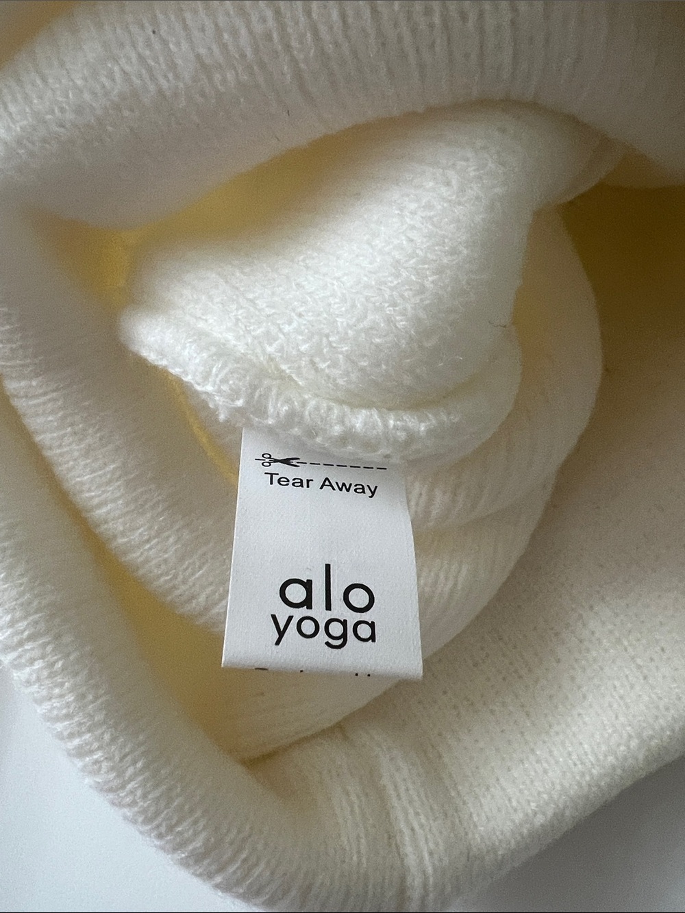 Alo Beanie Hat with Black Logo - Picture 5 of 6